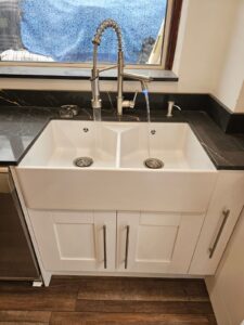Sink Installed in Kitchen
