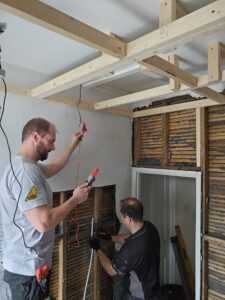 Rewiring House Rewiring House in Cardiff